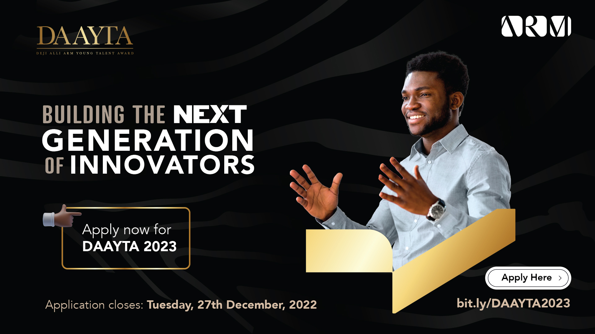 2023 Deji Alli ARM Young Talent Award for Innovative Nigerian start-ups