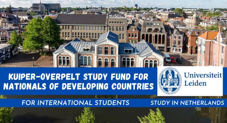 2023 Kuiper-Overpelt Study Fund for Developing Countries at Leiden University in Netherlands