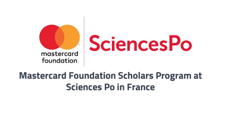 Study In France. Science Po Mastercard Foundation Scholarships for Graduate Study 2024-2025.