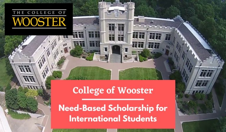 Study-In-USA: The College of Wooster International students merit scholarships