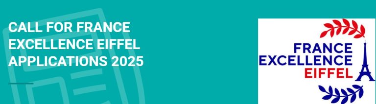 France Excellence Eiffel Scholarship Program 2025 for Masters and PhD. Study in France. (Fully Funded)