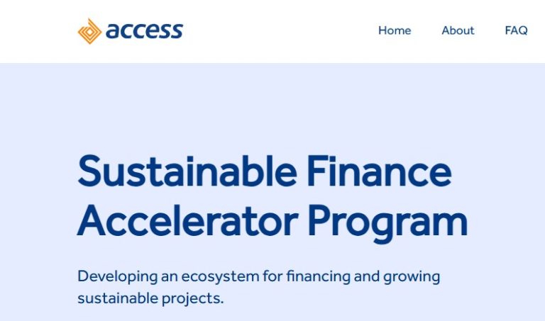 Access Bank Sustainable Finance Accelerator Program 2025