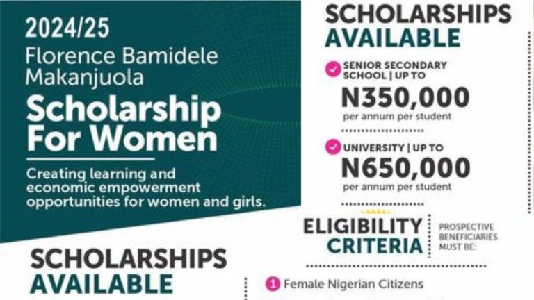 FBM Scholarship for Young Nigerian Women in STEM, Teaching, and Nursing (2025)
