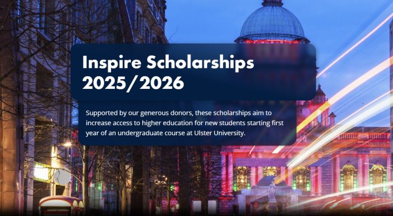 Ulster University Inspire Scholarships 2025/2026 (Undergraduate)