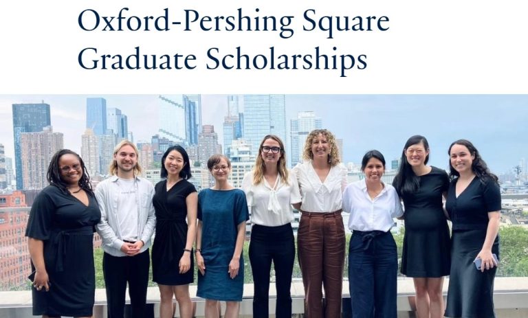 Oxford-Pershing Square Graduate Scholarships 2026