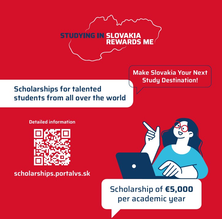 Study in Slovakia: 2025/2026 Scholarships Up to €15,000 Scholarship for Talented International Students in the Heart of Europe