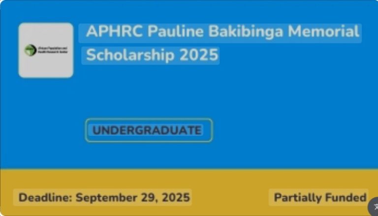 Pauline Bakibinga Memorial Scholarship 2025 | $5,000–$10,000 for East African Women in Digital Health
