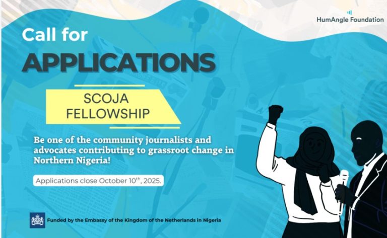 Apply Now: SCOJA Fellowship 2025 for Community Journalists & Advocates in Northern Nigeria (Funded + Mentorship)