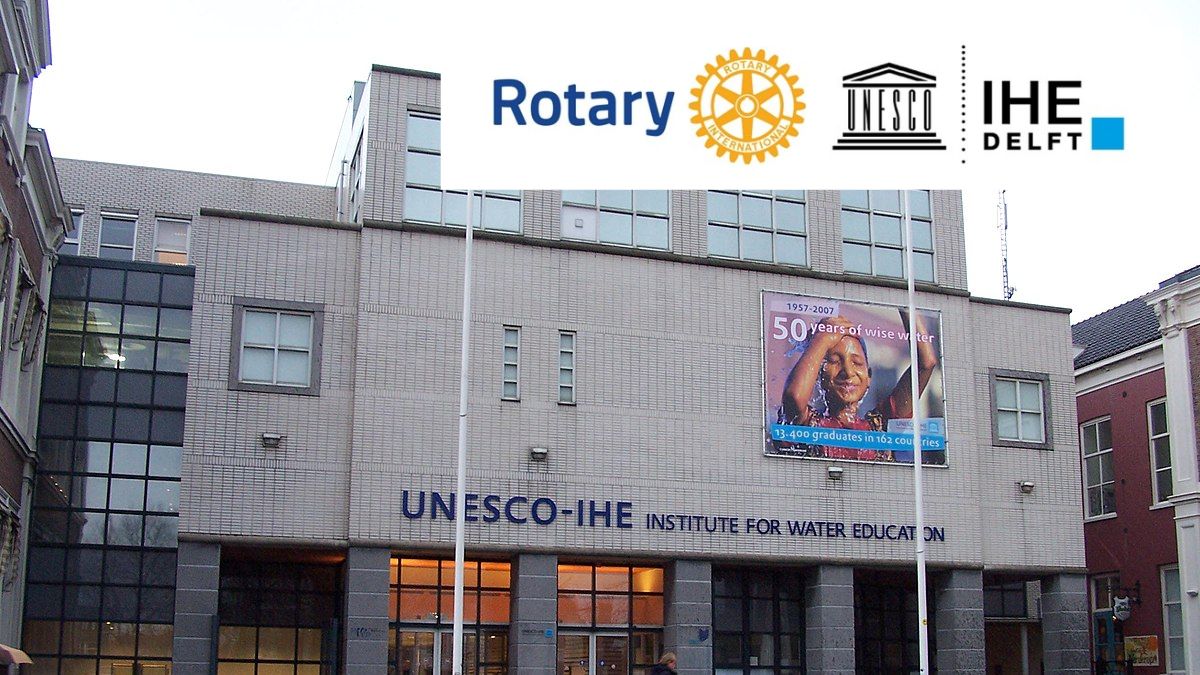 Rotary–IHE Delft Fully Funded MSc Scholarships for Water & Sanitation Professionals (2025/2026)