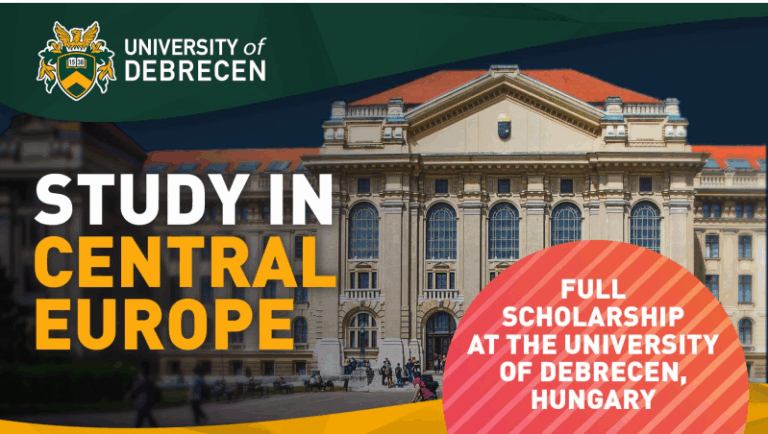 Stipendium Hungaricum Scholarship 2026 – Study Free in Hungary at the University of Debrecen