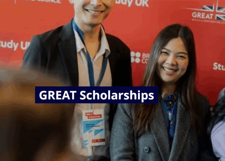 GREAT Scholarships 2026-27 for International Students to Study in the UK
