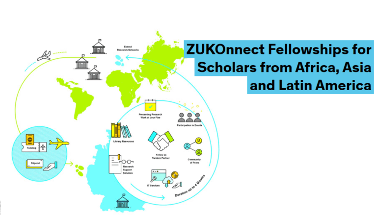 ZUKOnnect 2026 Fellowship (Germany): Fully Funded Short Research Stipends for Early-Career Scholars from Africa, Asia & Latin America