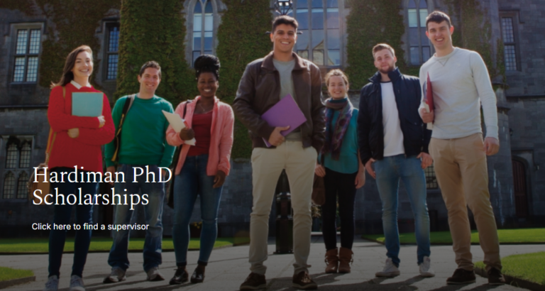 Hardiman PhD Scholarship 2026 – Fully Funded (€25,000/Year) | Study at University of Galway