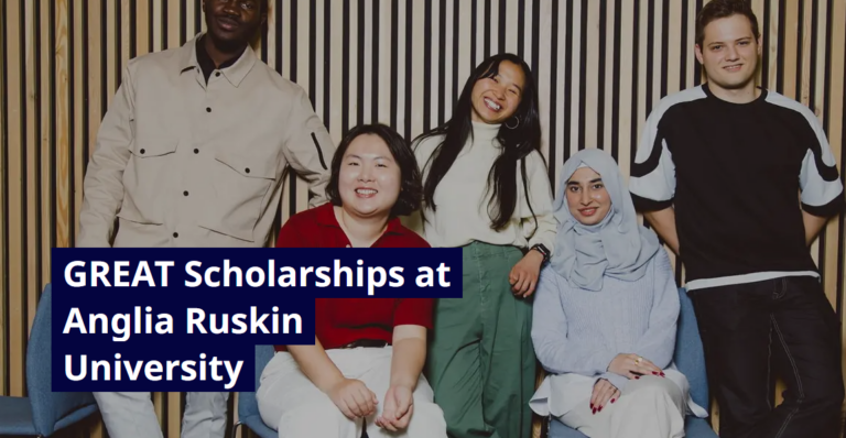 GREAT Scholarships 2026 – Anglia Ruskin University