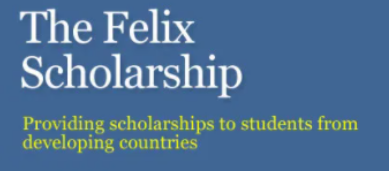 Felix Non-Indian Scholarship 2026: Fully Funded Master’s & PhD Opportunity for Students from Conflict-Affected Countries