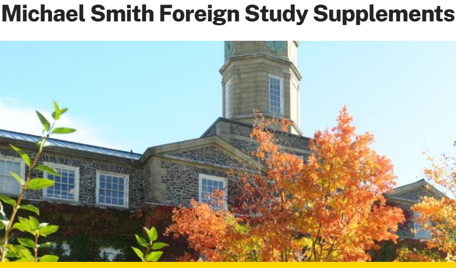 🇨🇦 Canada Graduate Scholarships – Michael Smith Foreign Study Supplements (CGS-MSFSS) 2026 | $6,000 Research Abroad Funding for Canadian Graduate Scholars