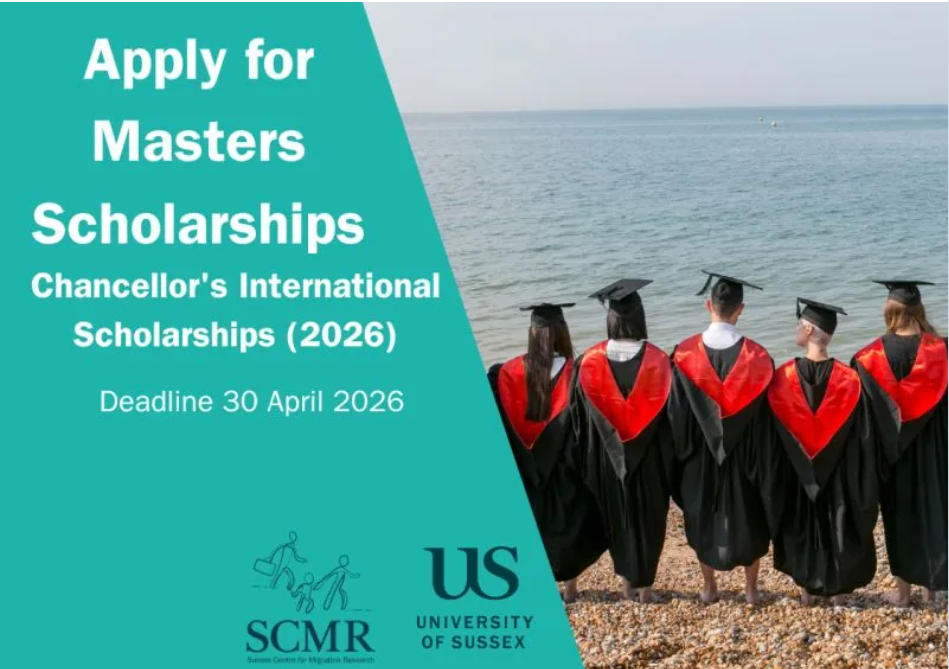 Chancellor’s Master’s Scholarship 2026 – £5,000 Tuition Reduction at Sussex for First-Class Graduates
