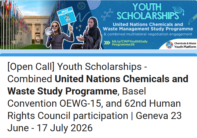 Fully Funded UN Opportunity: Youth Scholarship – UNITAR Study Programme & UN Geneva 2026