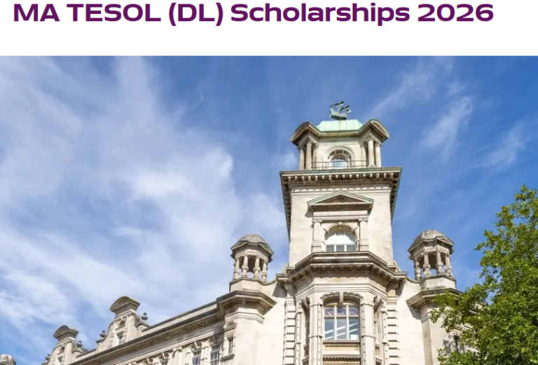 MA TESOL (DL) Scholarships 2026 – British Council x University of Portsmouth