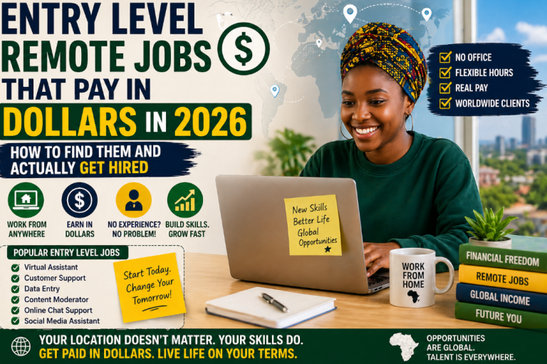 Entry Level Remote Jobs That Pay in Dollars in 2026 — How to Find Them and Actually Get Hired