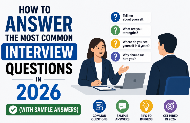 How to Answer the Most Common Interview Questions in 2026 (With Sample Answers)