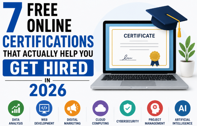 7 Free Online Certifications That Actually Help You Get Hired in 2026