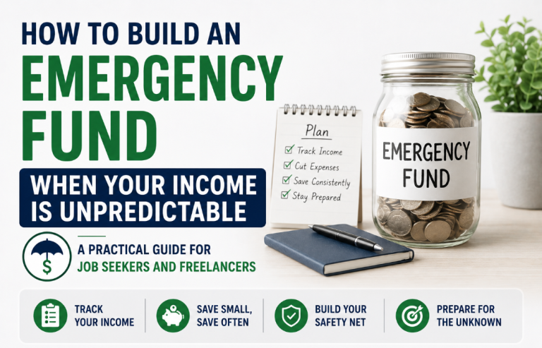 How to Build an Emergency Fund When Your Income Is Unpredictable — A Practical Guide for Job Seekers and Freelancers