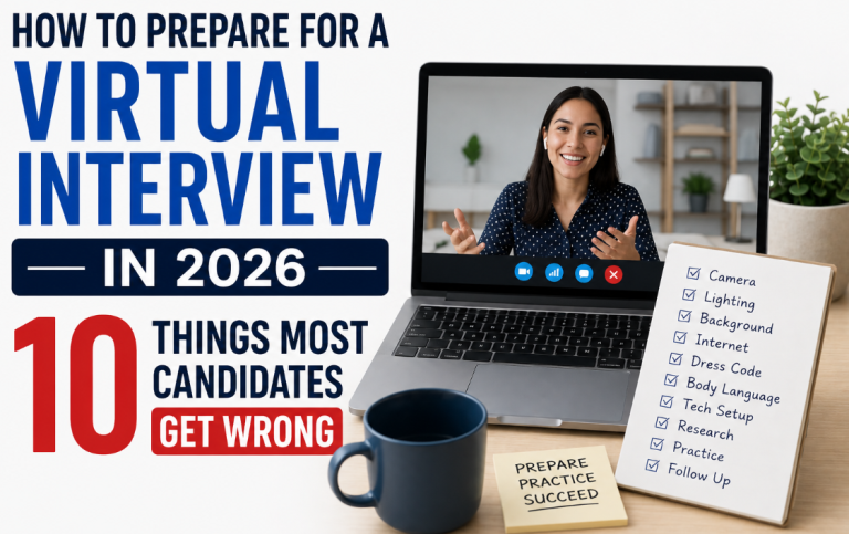 How to Prepare for a Virtual Interview in 2026: 10 Things Most Candidates Get Wrong