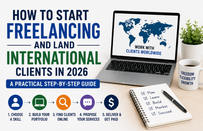 How to Start Freelancing and Land International Clients in 2026: A Practical Step-by-Step Guide