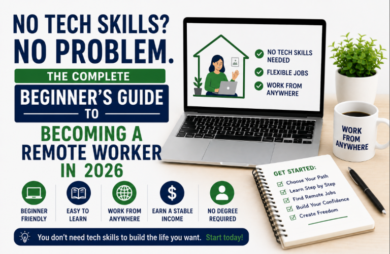 No Tech Skills? No Problem. The Complete Beginner’s Guide to Becoming a Remote Worker in 2026