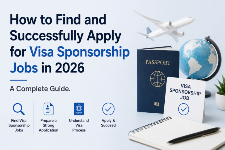 How to Find and Successfully Apply for Visa Sponsorship Jobs in 2026 — A Complete Guide