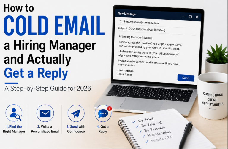 How to Cold Email a Hiring Manager and Actually Get a Reply — A Step-by-Step Guide for 2026