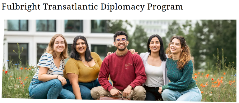 Fulbright Transatlantic Diplomacy Program 2026: Fully Funded US Study Semester for German MPP Students (Deadline: 31 August 2026)