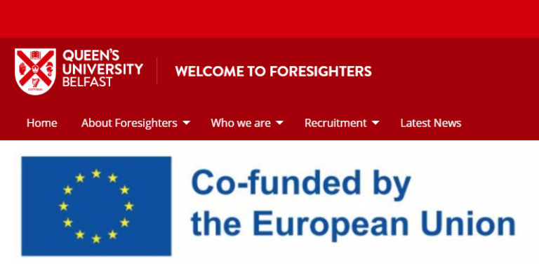 Study the Future, Shape the World: Queenโs University Belfast FORESIGHTERS Doctoral Programme 2026