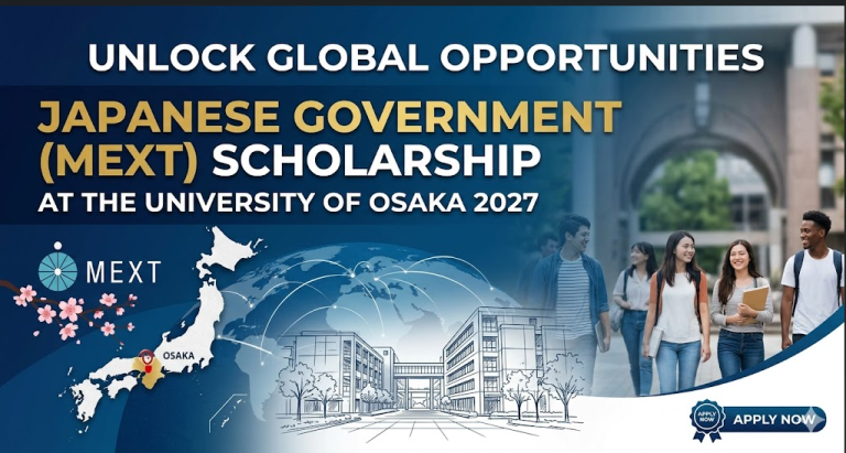Unlock Global Opportunities: Japanese Government (MEXT) Scholarship at the University of Osaka 2027