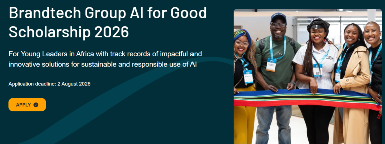 Brandtech Group AI for Good Scholarship 2026: Fully Funded One Young World Summit for Young African AI Leaders