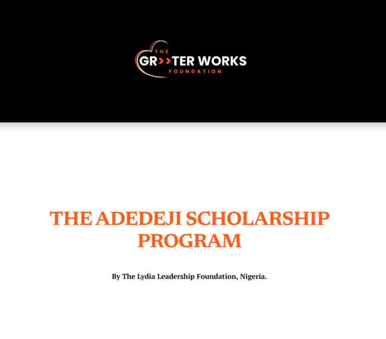 Adedeji Scholarship Program 2027: Full Tuition & Accommodation for Intellectually Curious University of Ibadan Students: Deadline July 30