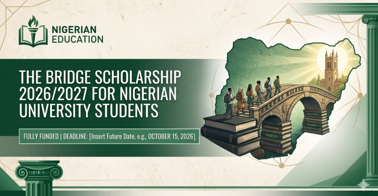 The Bridge Scholarship 2026/2027 for Nigerian University Students: Financial Support, Mentorship and Career Development