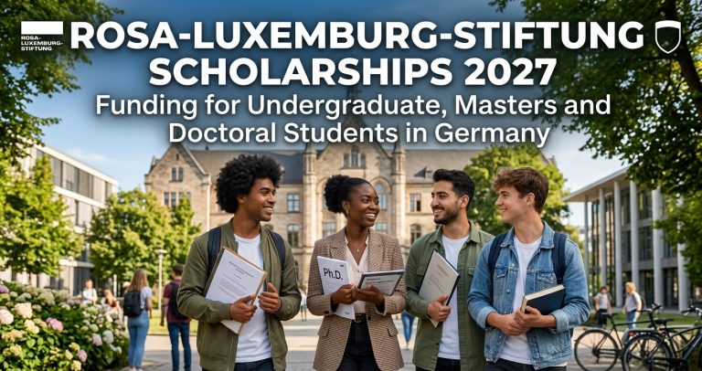 Rosa-Luxemburg-Stiftung Scholarships 2027: Funding for Undergraduate, Master’s and Doctoral Students in Germany